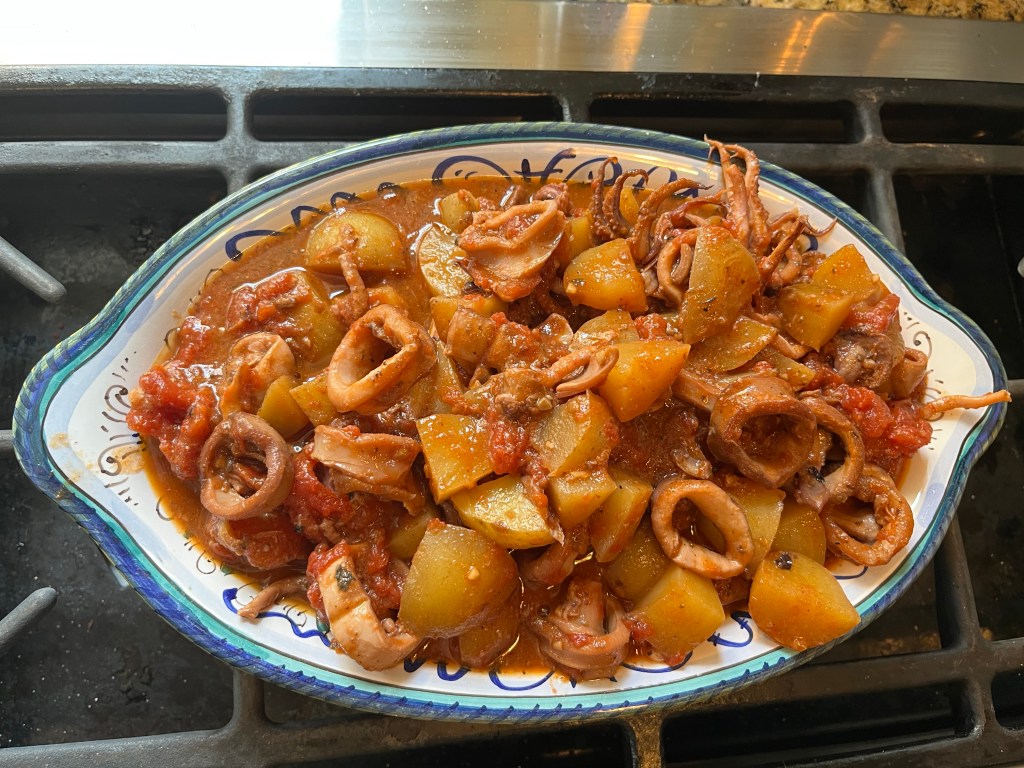 Calamari e Patata, Genovese&nbsp;Style